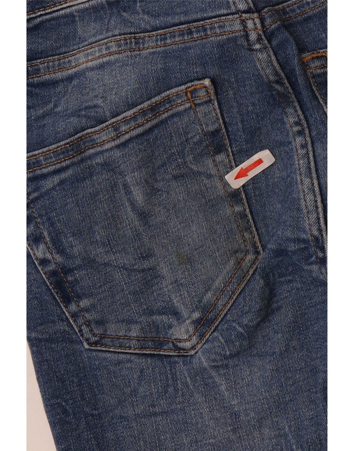 Zara Damen Schlagjeans EU 36 XS W26 L34 Blau