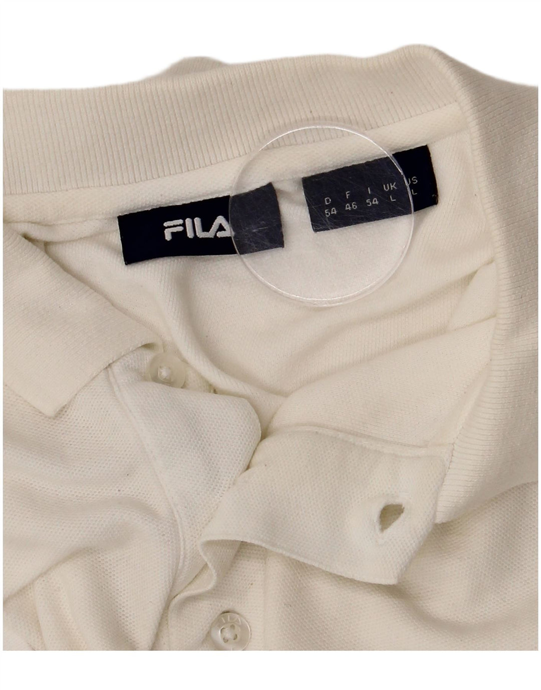 Fila Herren Poloshirt Large Weiß