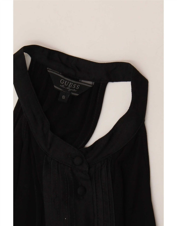 Guess Damen Neckholder-Kleid, Größe S, Schwarz