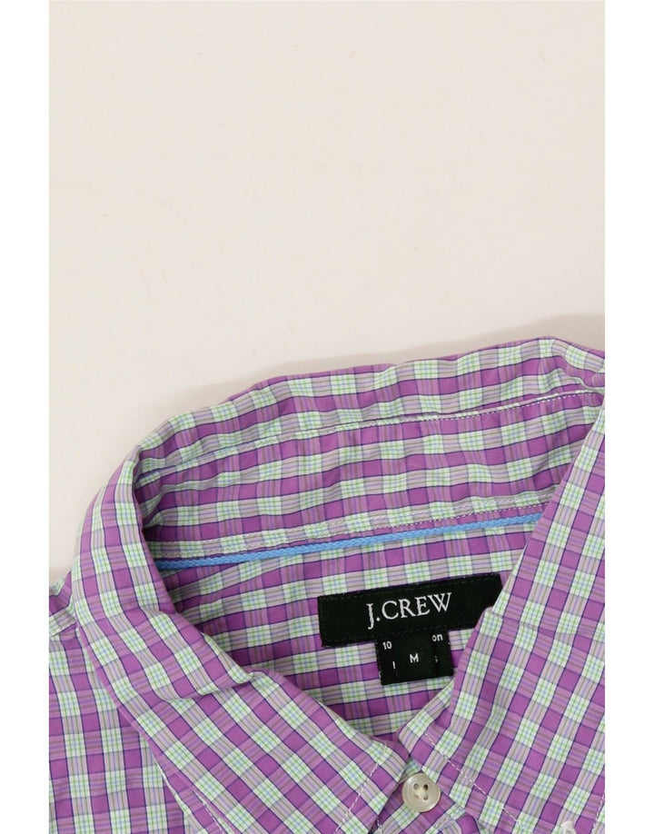 J. CREW Mens Shirt Medium Purple Check Cotton Vintage J. Crew and Second-Hand J. Crew from Messina Hembry 