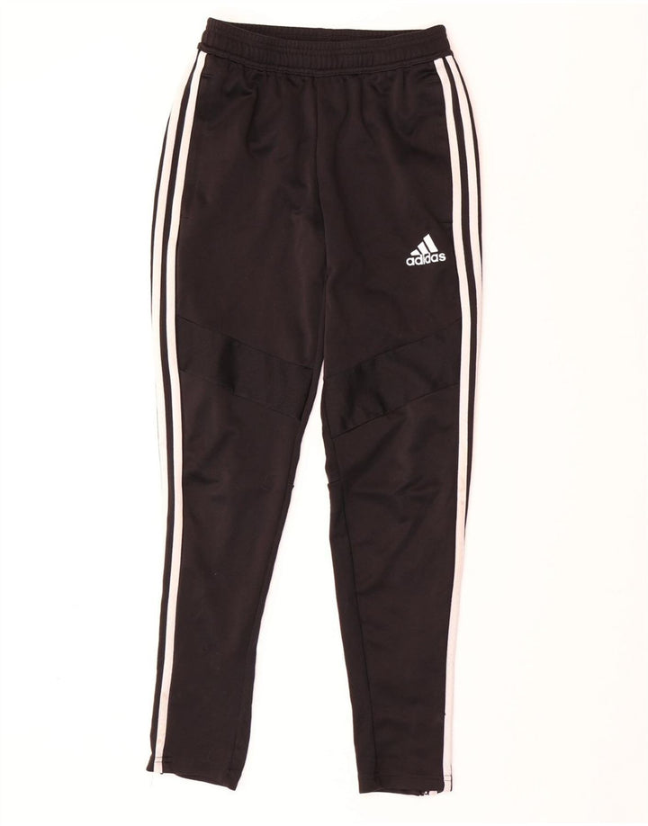 ADIDAS Damen Trainingshose UK 6 XS Schwarz Polyester