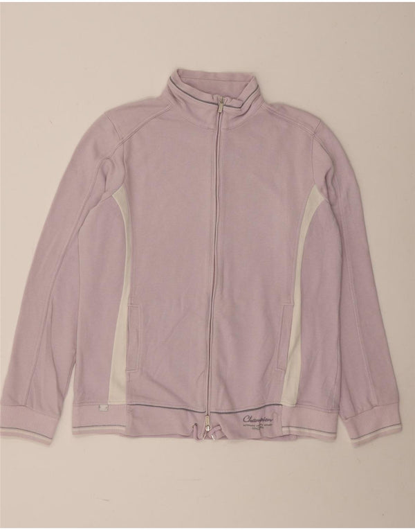 Champion Easy Fit-Trainingsanzugoberteil für Damen, UK 18, XL, Lila, Farbblock