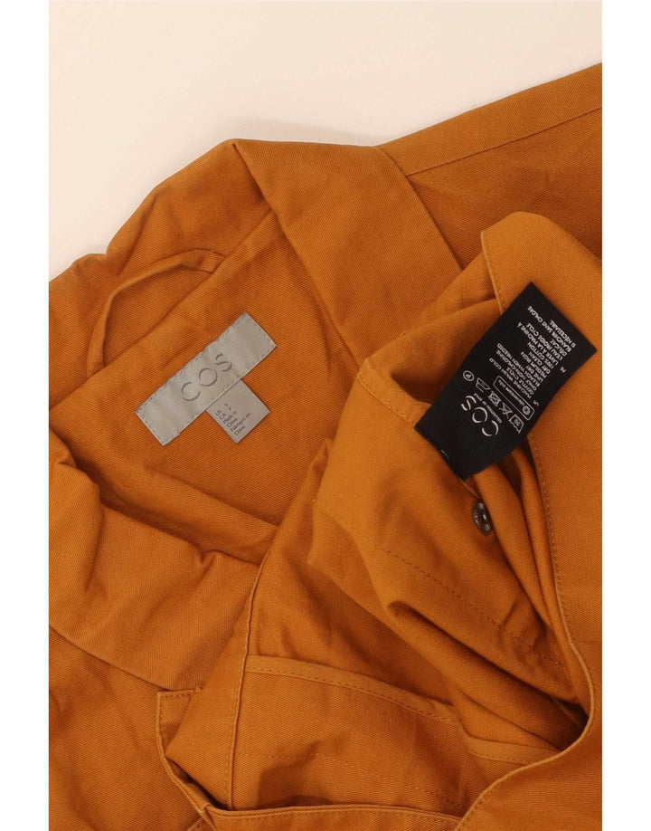 Cos Herren-Utility-Jacke UK 36 Small Orange Baumwolle