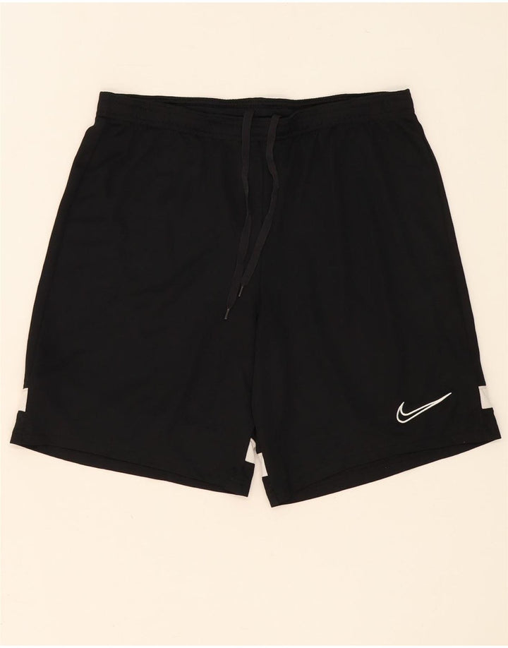 Nike Herren Dri Fit Sportshorts Mittelschwarz geflecktes Polyester