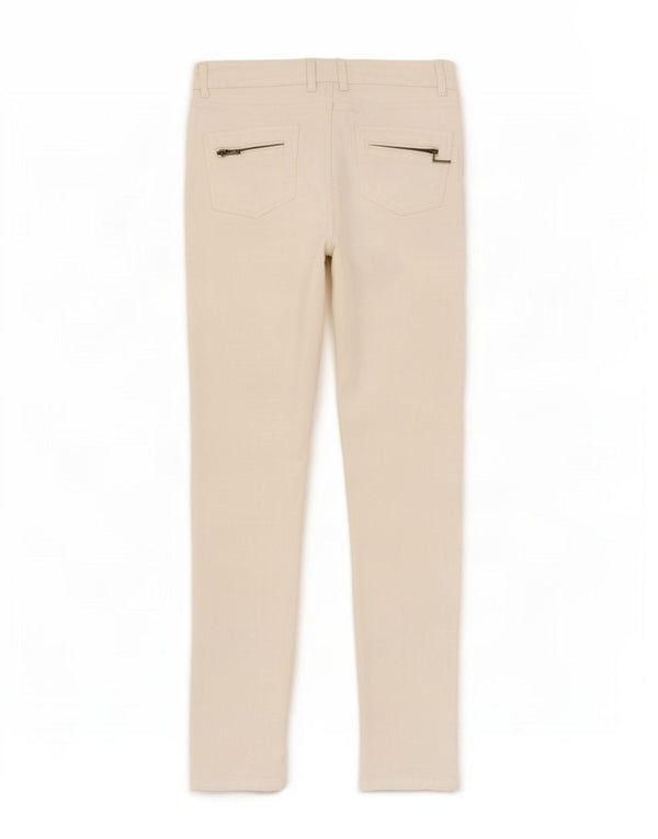 Zara Damen Skinny Jeans EU 40 Medium W30 L30 Weiße Baumwolle
