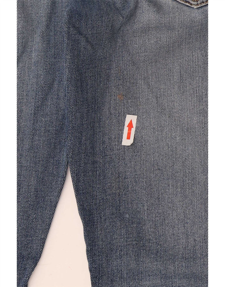Zara Herren Distressed Slim Jeans EU 42 Large W32 L26 Blau
