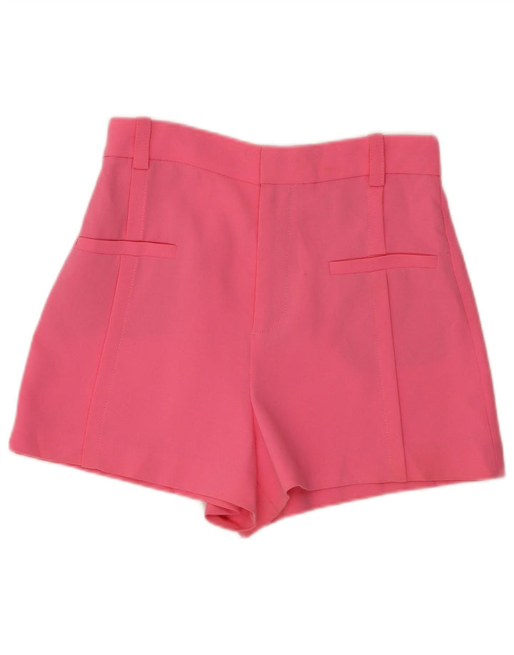 Zara Damen Freizeitshorts Medium W28 Rosa Polyester