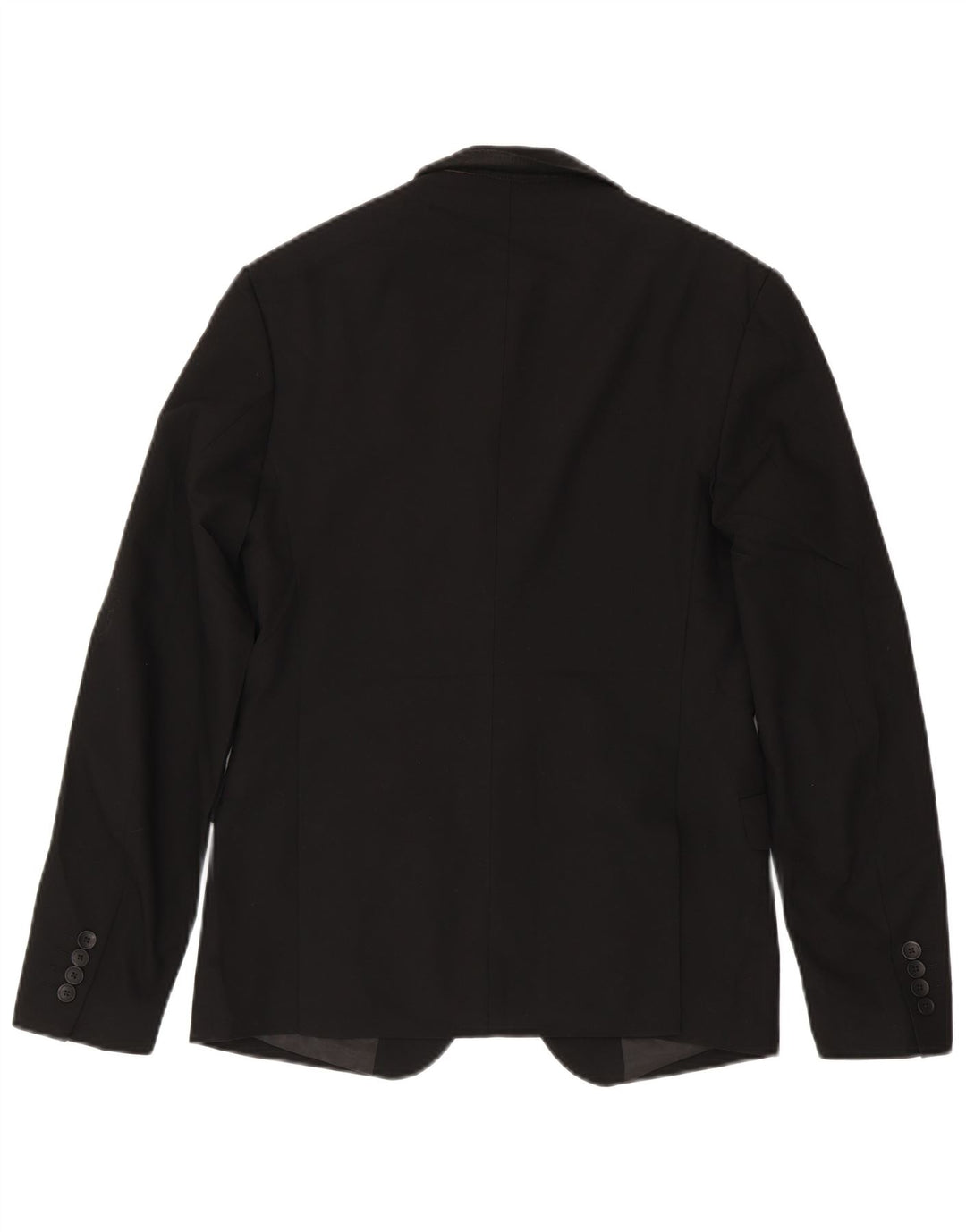ZARA Herren 2-Knopf-Blazerjacke EU 44 XS Marineblaue Viskose