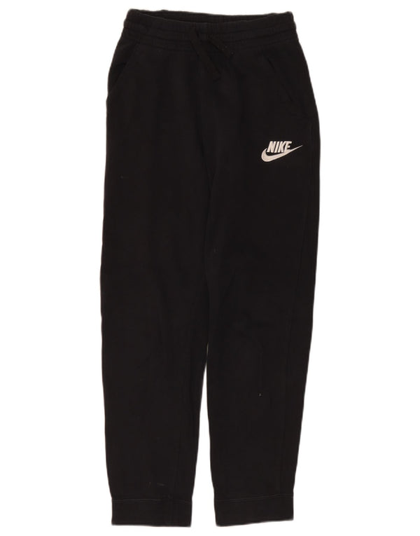 Nike Jungen-Trainingshose, Jogginghose, 12–13 Jahre, Größe L, Schwarz, Baumwolle