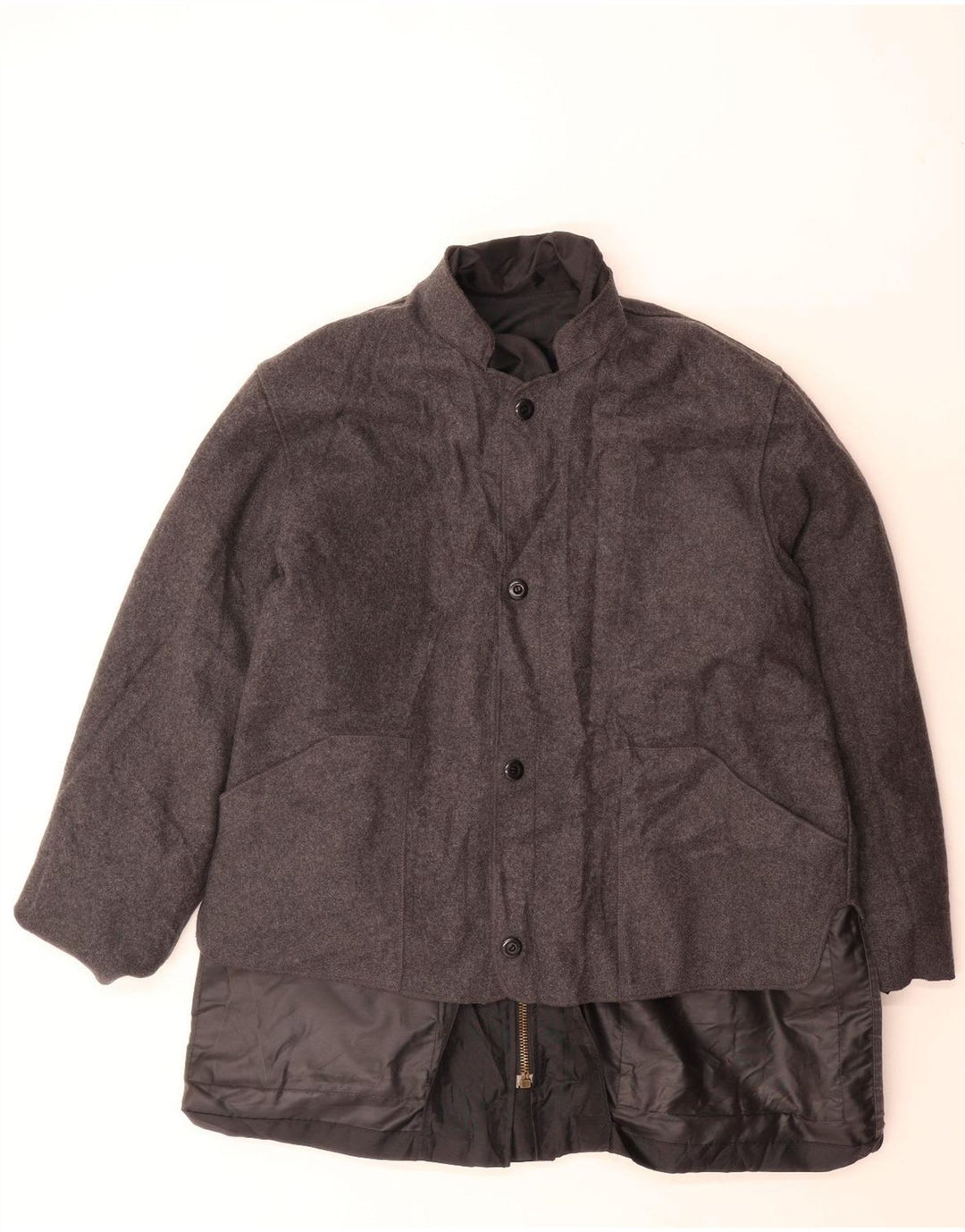 Vintage Herren Wendejacke UK 40 Large Schwarz