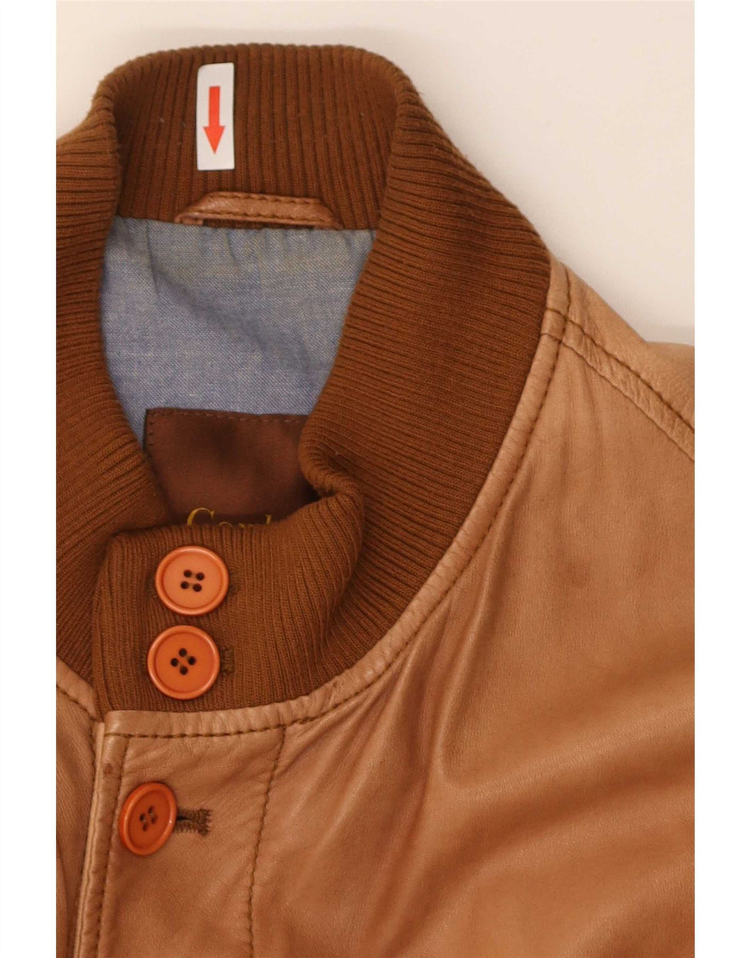 Conbipel Herren Leder Bomberjacke IT 56 2XL Braun