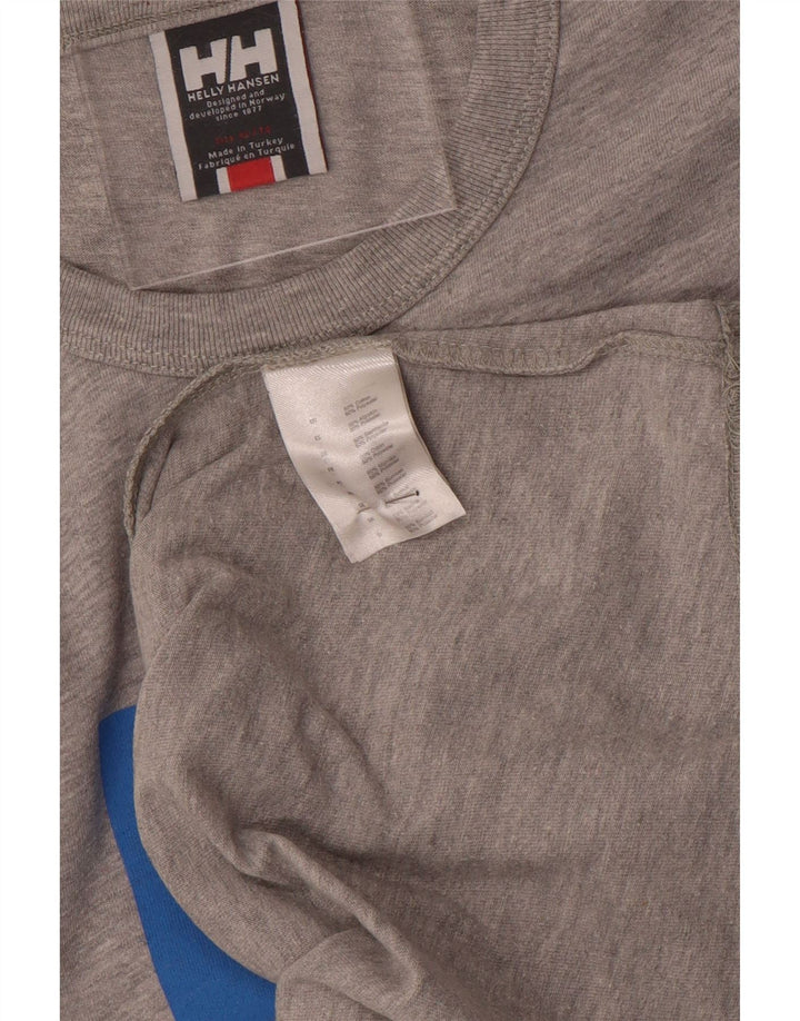 Helly Hansen Herren Grafik T-Shirt Top XL Grau Baumwolle