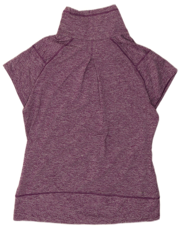 Adidas Damen Kurzarm-Sweatshirt, Gr. 16/18, groß, lila gefleckt