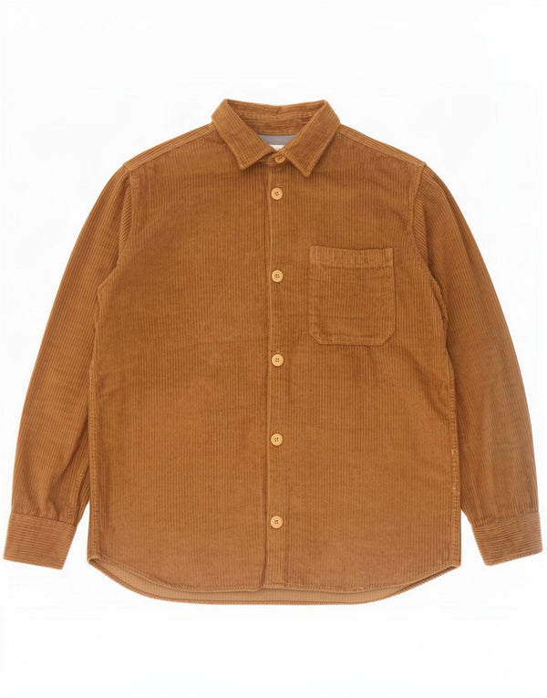 Jack & Jones Herren Cordhemd XL Beige Baumwolle
