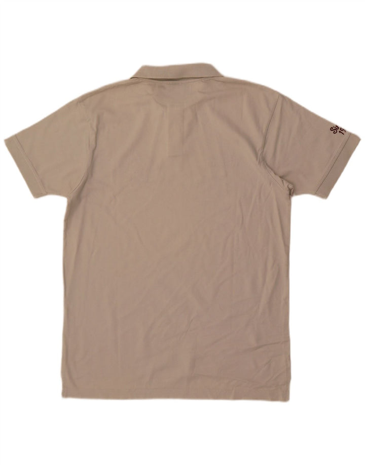 Umbro Herren-Poloshirt mit Grafik, mittelweiße Baumwolle