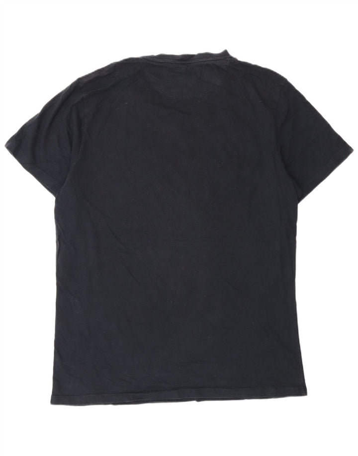 French Connection Herren-T-Shirt mit Grafik, Größe L, Marineblau, Baumwolle