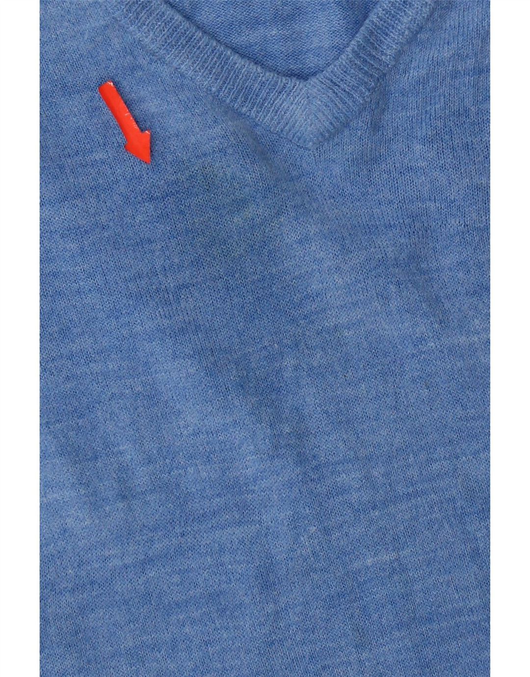 Marks & Spencer Herren-Pullover mit V-Ausschnitt, groß, Acryl, Blau