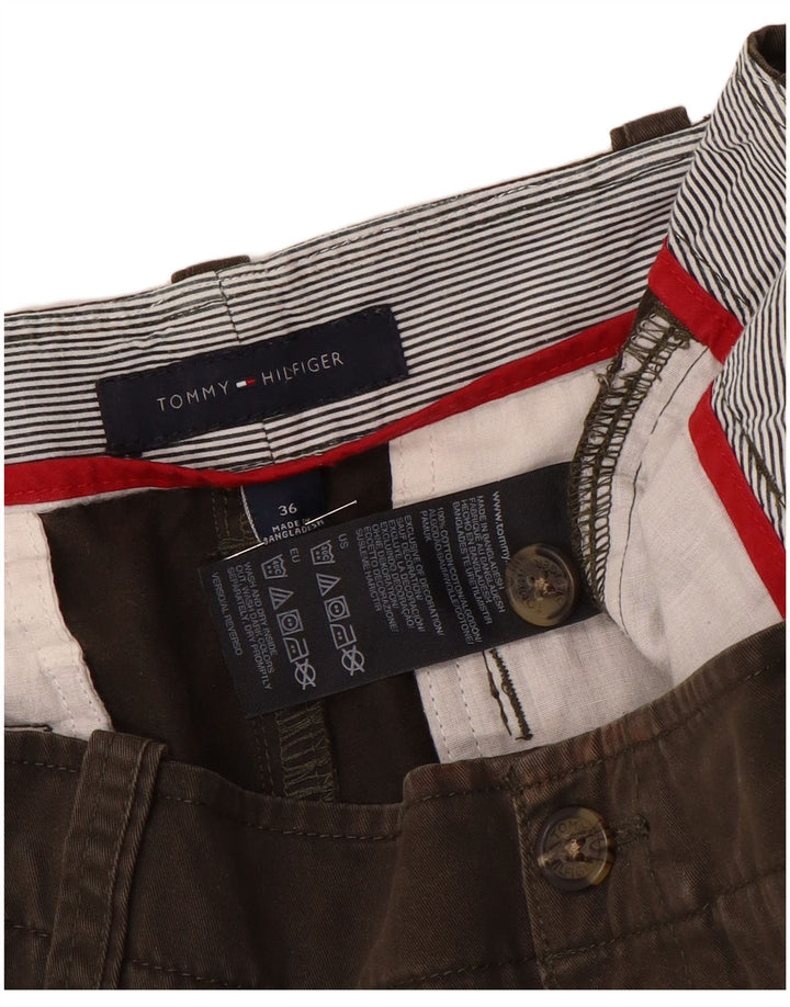 Tommy Hilfiger Herren Cargoshorts W36 Große braune Baumwolle