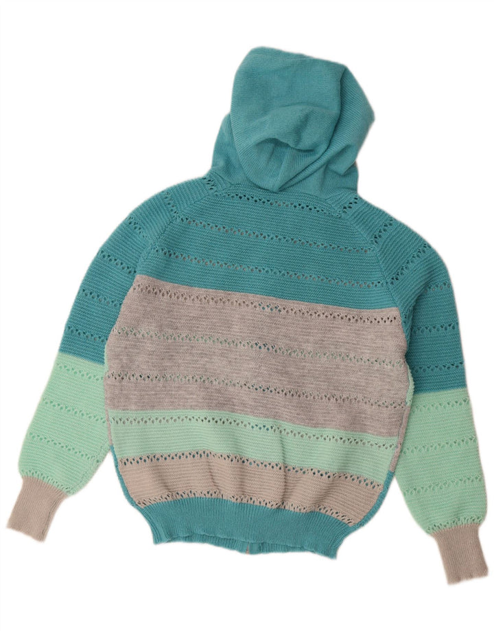 Shein Damen-Strickjacke in Übergröße mit durchgehendem Reißverschluss, Gr. 14, mittelmehrfarbig