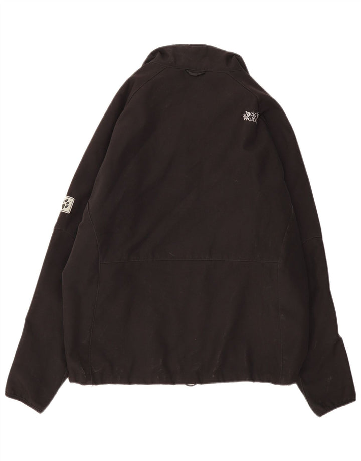 Jack Wolfskin Damen Bomberjacke UK 36/38 Mittelschwarzes Polyester