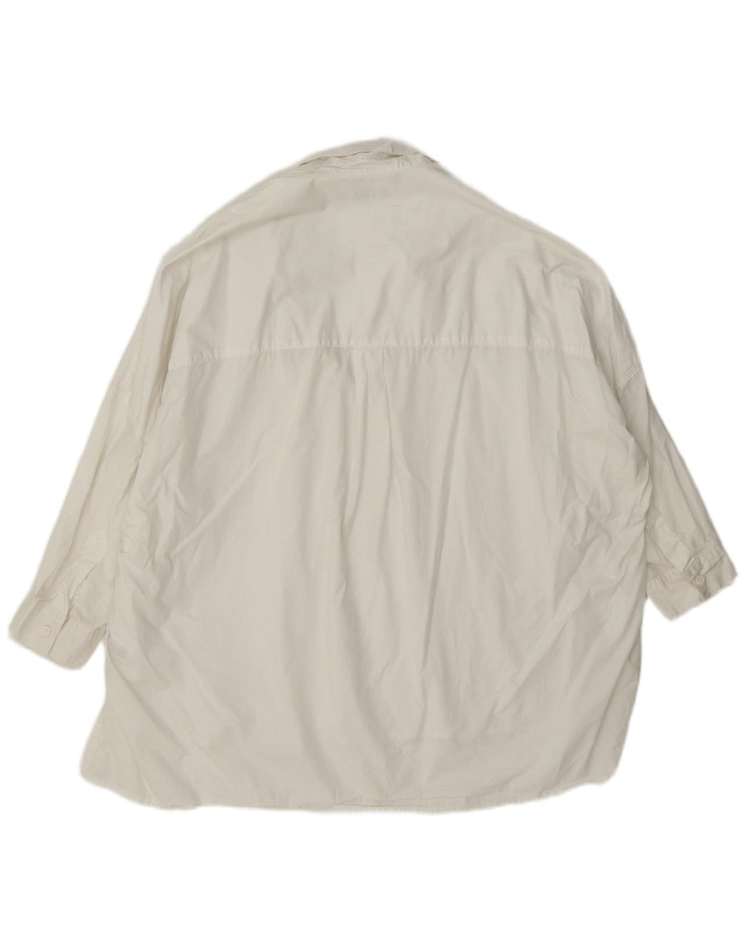 French Connection Damen-Pullover-Hemd mit 3/4-Ärmeln, übergroß, UK 18, XL, Weiß