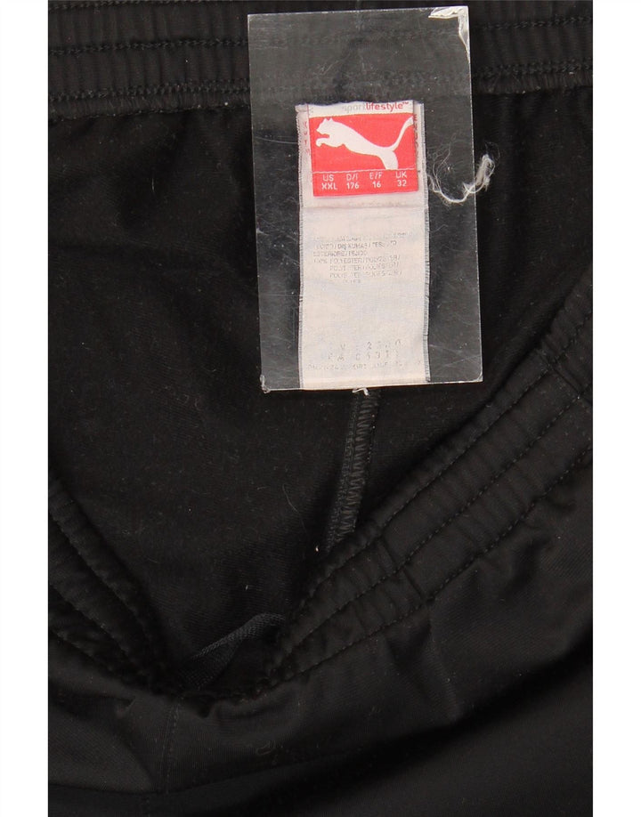 Puma Boys Graphic Trainingshose Jogger 15–16 Jahre, schwarzes Polyester