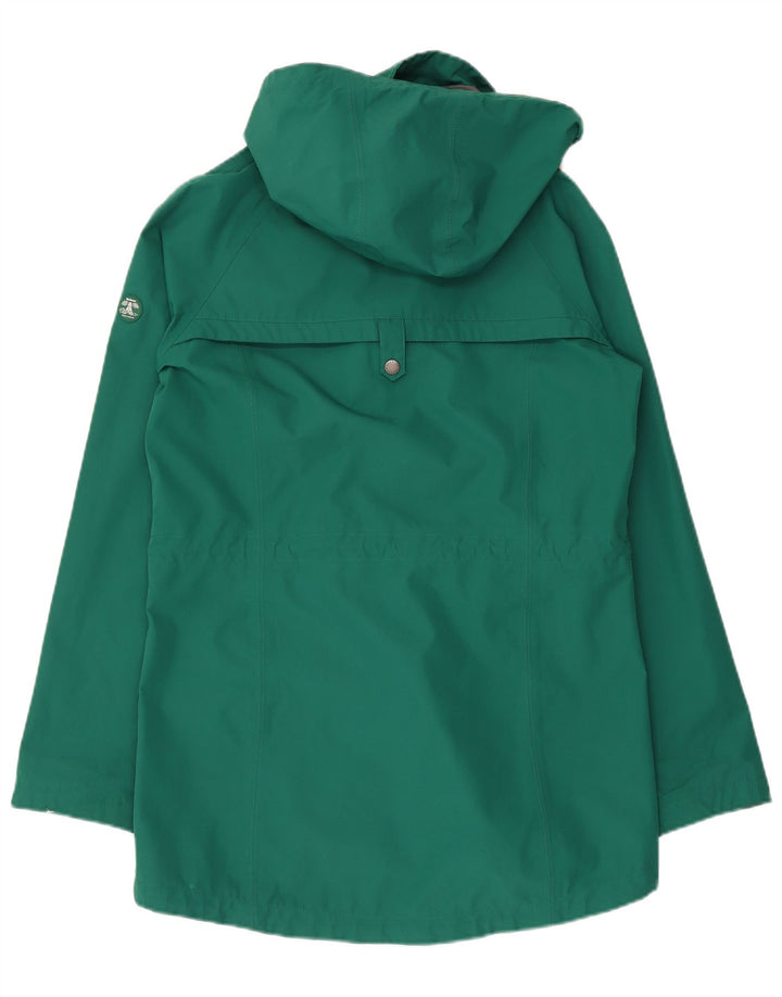 Barbour Damen-Regenjacke mit Kapuze, UK 10, Größe S, grün, Polyester