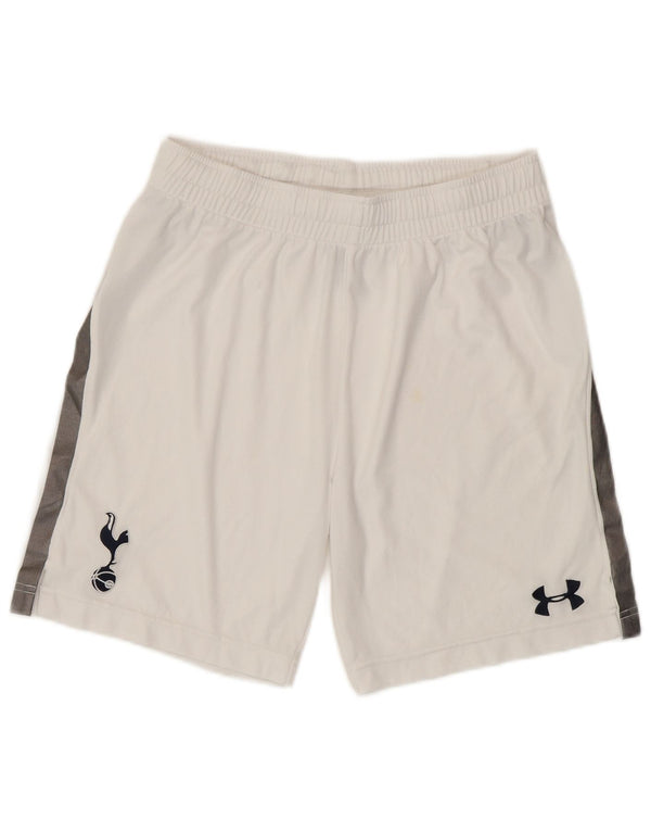 Under Armour Jungen-Sportshorts, 13–14 Jahre, XL, weißes Farbblock-Polyester