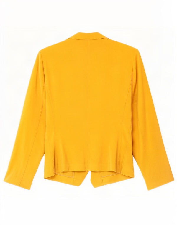 Marks & Spencer Offene Damen-Blazerjacke, UK 20 2XL, Gelb, Polyester