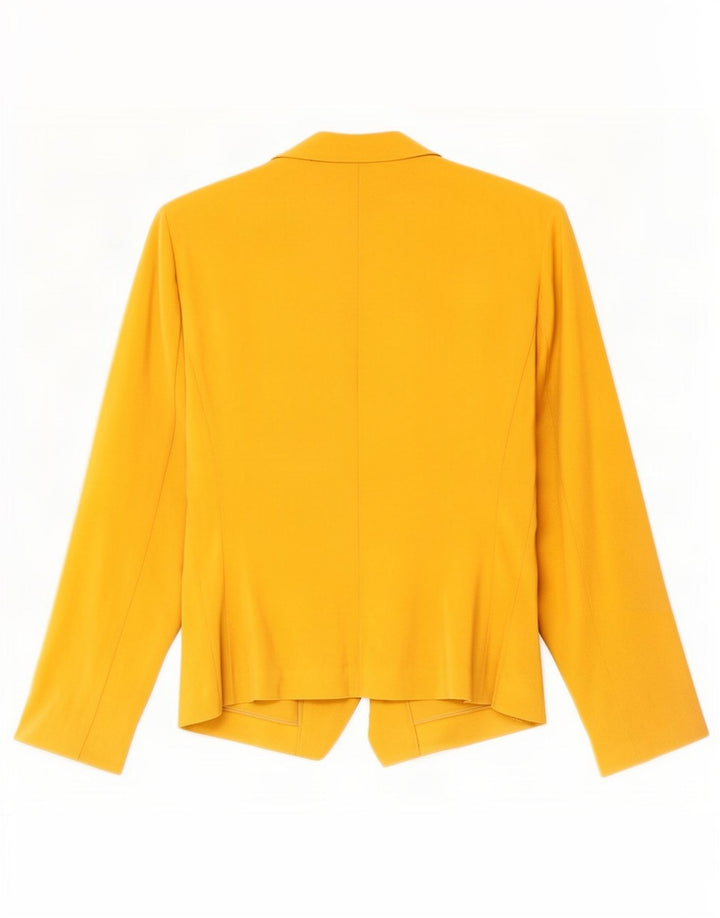 Marks & Spencer Offene Damen-Blazerjacke, UK 20 2XL, Gelb, Polyester