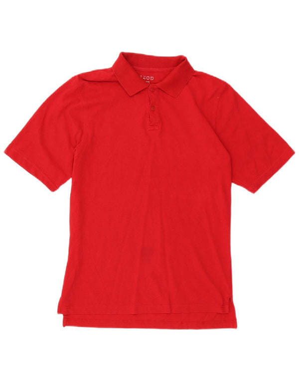 Izod Mädchen-Poloshirt, 13–14 Jahre, XL, rote Baumwolle
