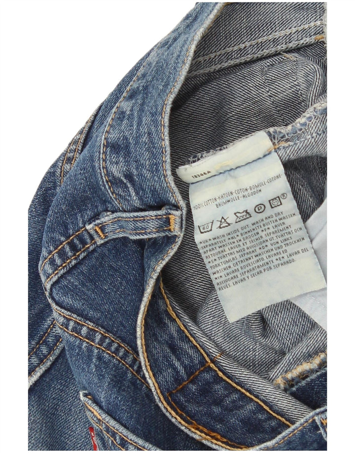 Levi's Herren-Capri-Jeans, Größe 34, B34, L17, blaue Baumwolle