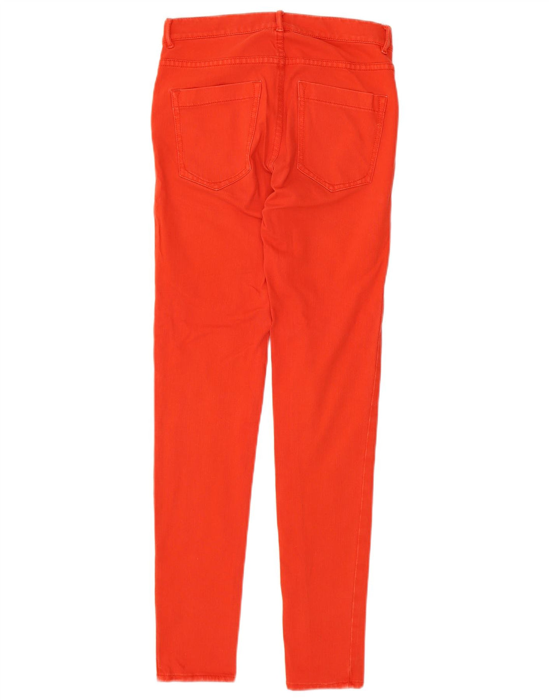 FRENCH CONNECTION Damen Skinny Jeans UK 8 Small W25 L30 Orange Baumwolle