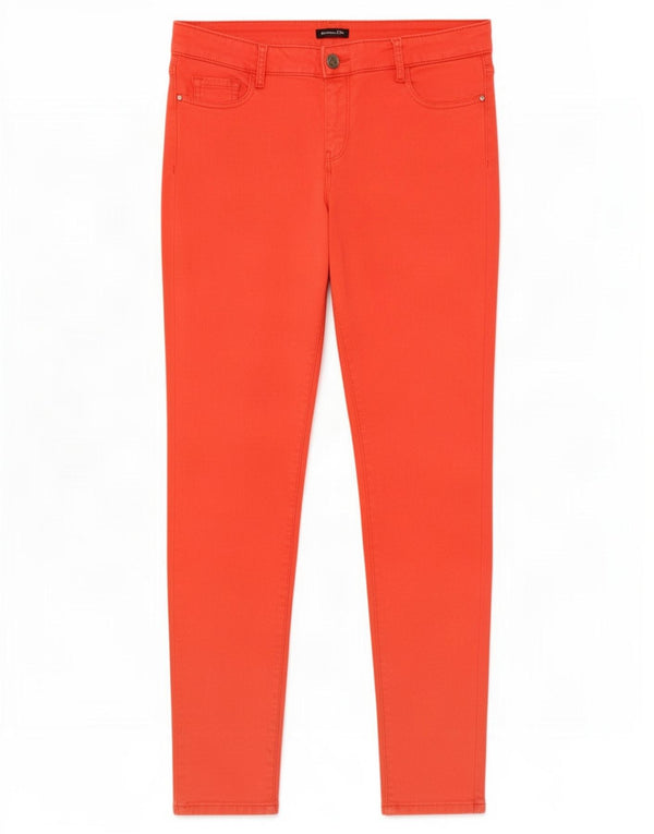 Massimo Dutti Damen Skinny Jeans EU 40 Medium W30 L29 Rot