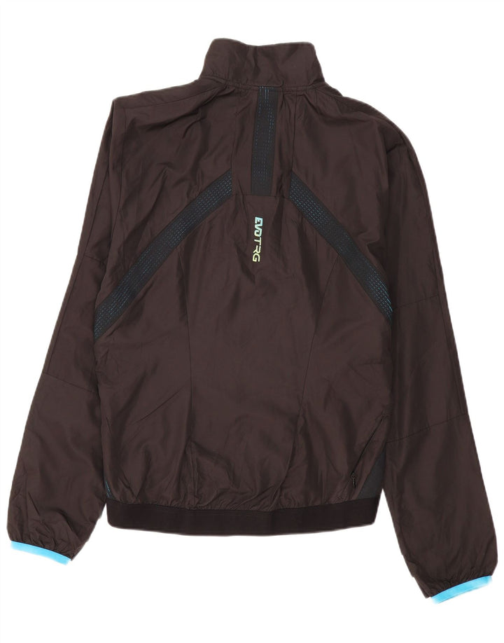 PUMA Herren-Trainingsanzug-Top-Jacke, Mittelschwarzes Farbblock-Polyester