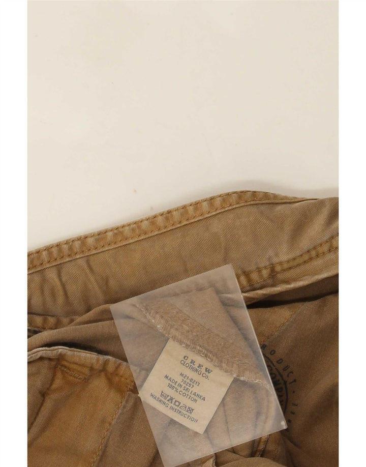 Crew Clothing Herren Cargoshorts W38 XL Braun Baumwolle