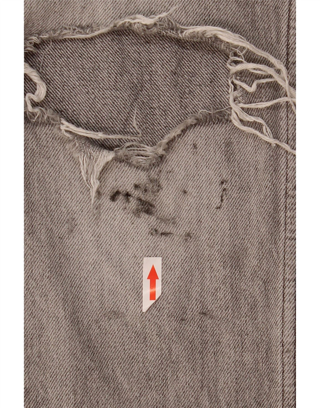 Zara Herren Distressed Slim Jeans EU 42 Large W32 L31 Graue Baumwolle