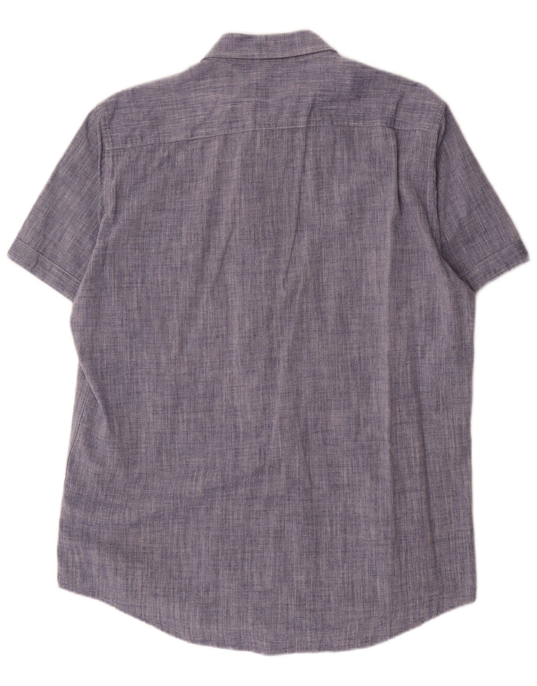 Carrera Herren Kurzarm-Hemd mit normaler Passform, Größe L, Blau, Baumwolle