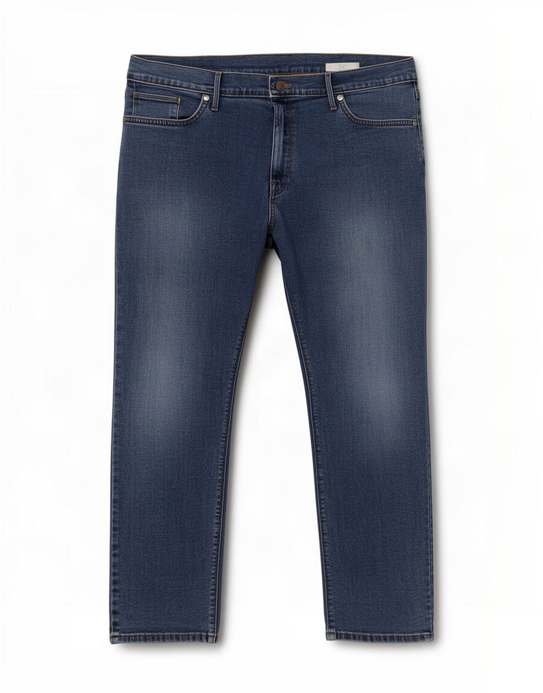 Marks & Spencer Herren Slim Jeans W38 L29 Blaue Baumwolle