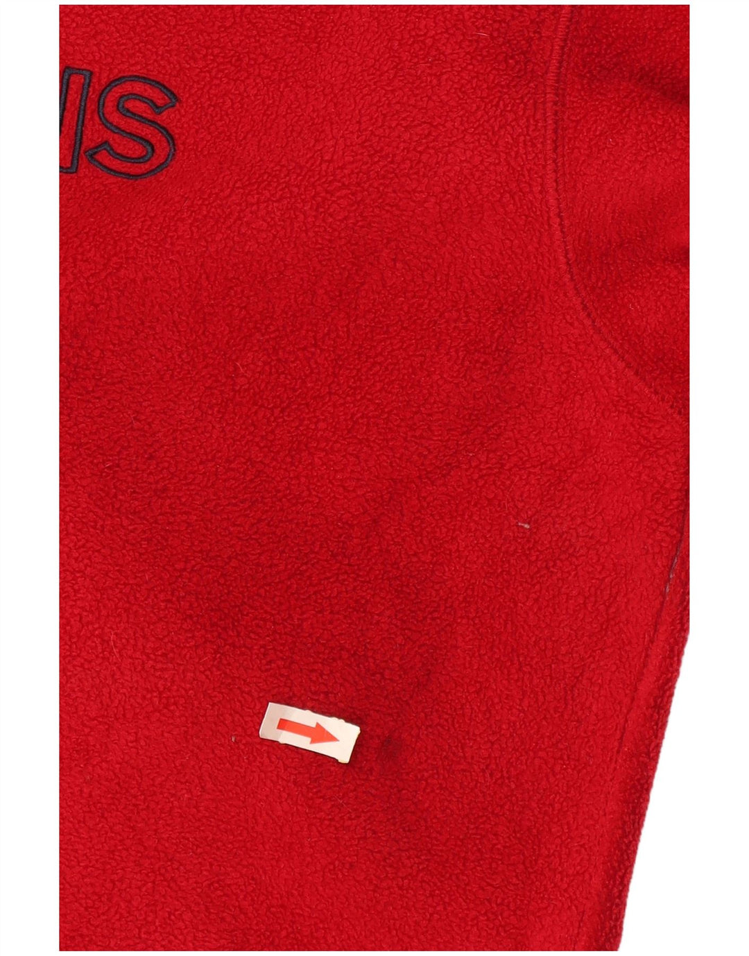 Nautica Herren-Fleecepullover mit grafischem Reißverschluss, XL, rotes Polyester