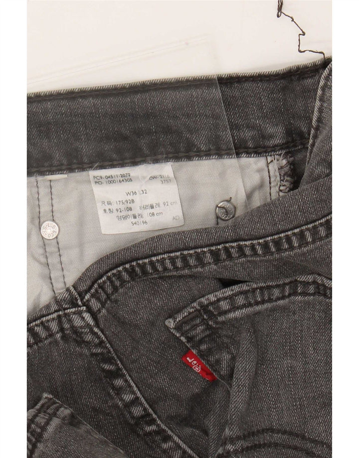 Levi's Herren Straight Jeans W36 L29 Grau
