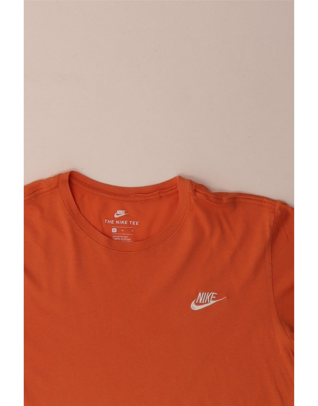 Nike Herren-T-Shirt aus mitteloranger Baumwolle