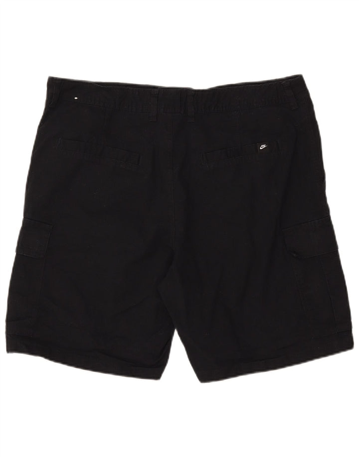 Nike Herren Cargo Shorts W36 Große schwarze Baumwolle