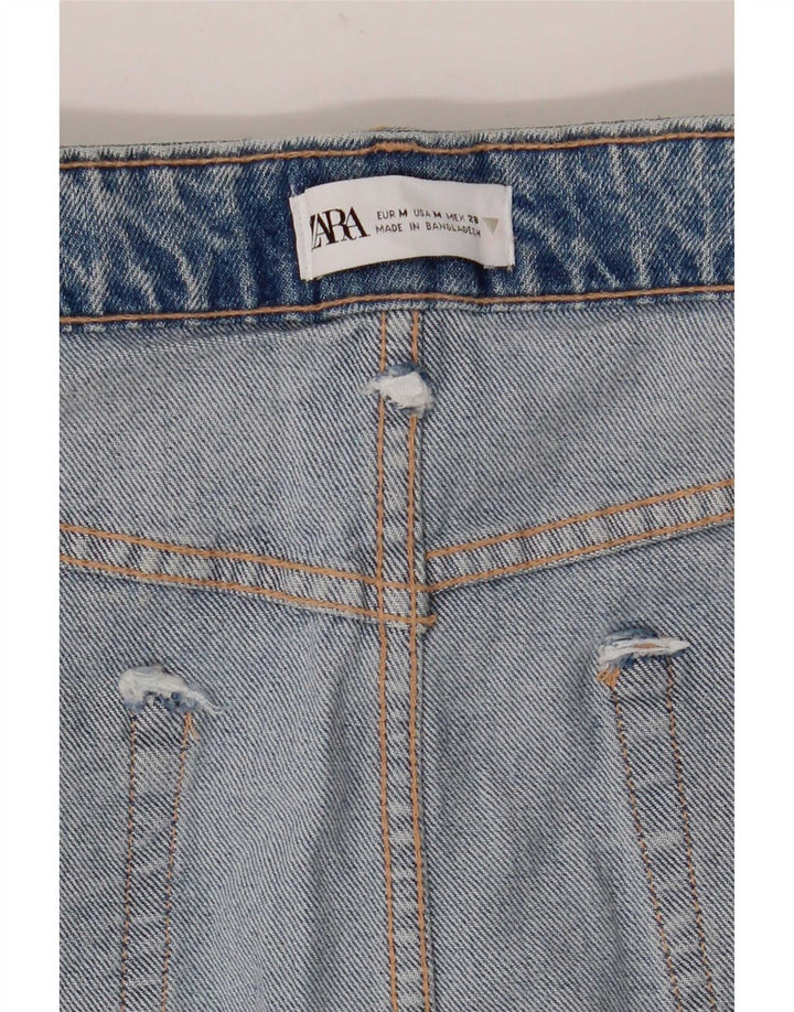 Zara Damen Jeansrock Medium W28 Blau