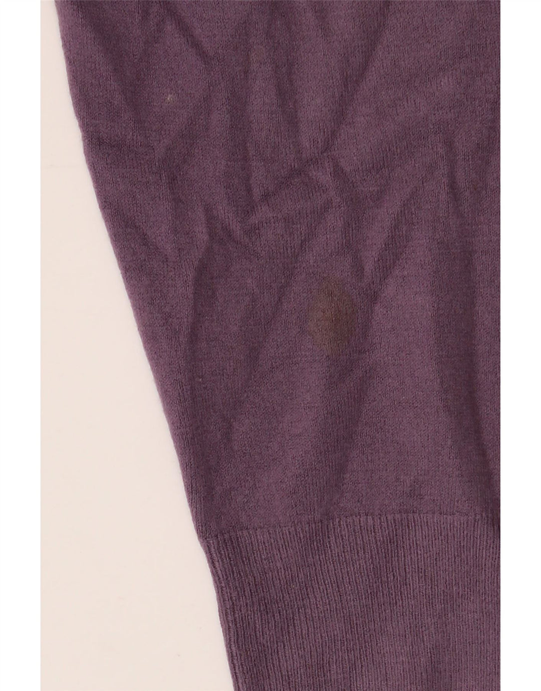 MARKS & SPENCER Herren Blauer Harbor-Pullover mit V-Ausschnitt Mittelviolett