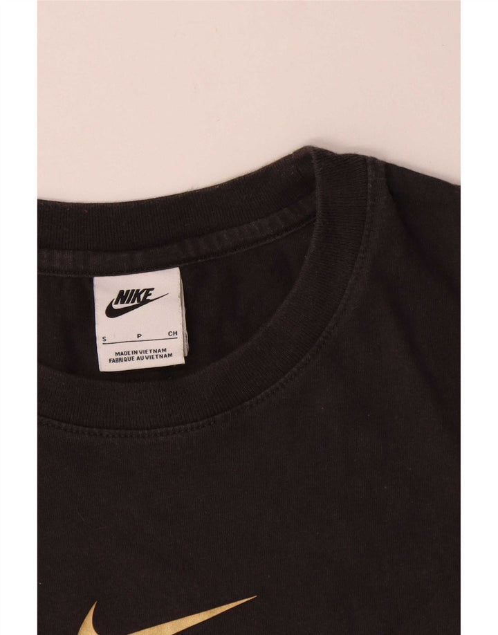 Nike Herren Air T-Shirt Top Small Braun Farbblock