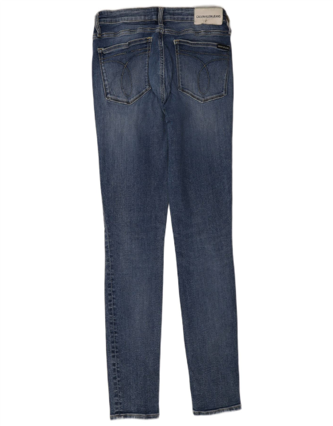 Calvin Klein Damen Skinny Jeans W28 L32 Blau