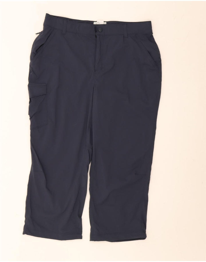 L.L.Bean Herren-Cargo-Capri-Hose, Größe M, W32, L22, Marineblau, Nylon