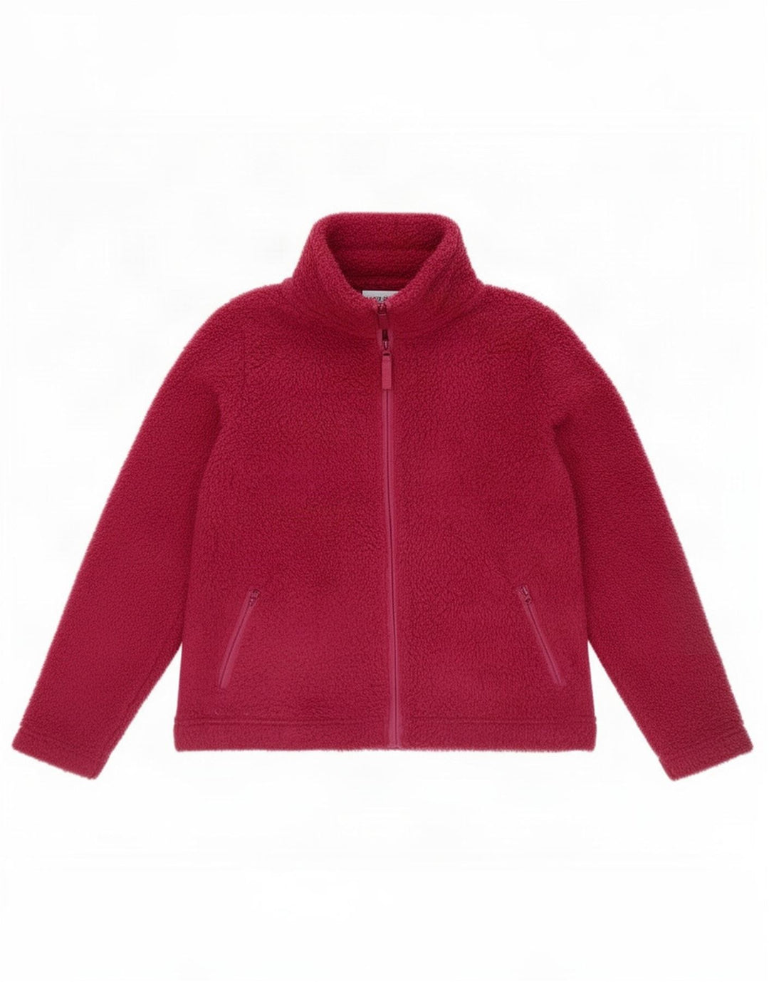 Marks & Spencer Damen Fleecejacke UK 14 Large Kastanienbraun Polyester