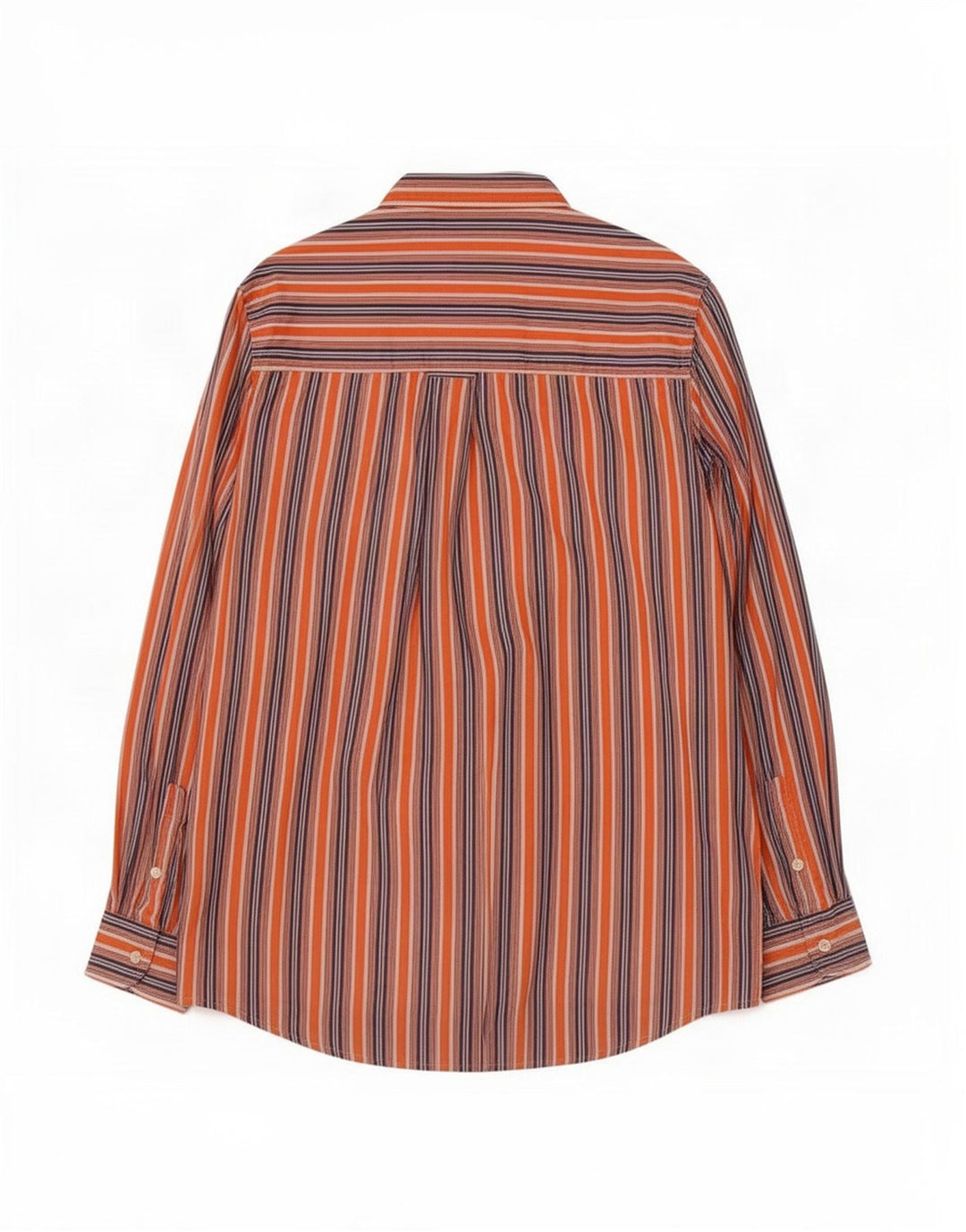 Chaps Herren Easy Fit Hemd, groß, orange gestreift, Baumwolle